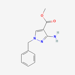molecular formula C12H13N3O2 B2677299 methyl 3-amino-1-benzyl-1H-pyrazole-4-carboxylate CAS No. 108284-34-0