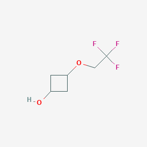 molecular formula C6H9F3O2 B2677321 3-(2,2,2-Trifluoroethoxy)cyclobutan-1-ol CAS No. 2059911-57-6