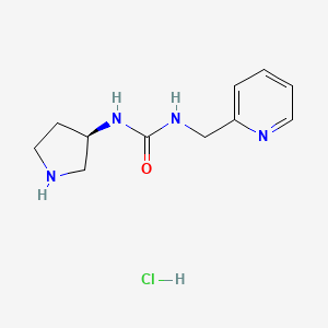 (R)-1-(Pyridin-2-ylmethyl)-3-(pyrrolidin-3-yl)urea hydrochloride
