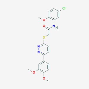 N-(5-chloro-2-methoxyphenyl)-2-((6-(3,4-dimethoxyphenyl)pyridazin-3-yl)thio)acetamide