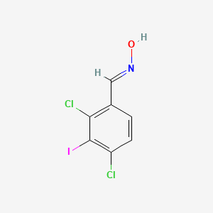 (NE)-N-[(2,4-dichloro-3-iodophenyl)methylidene]hydroxylamine