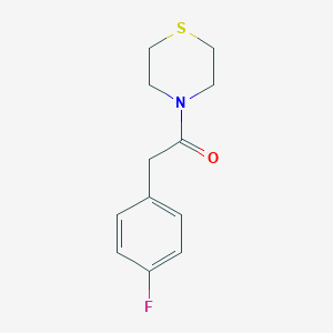 2-(4-Fluorophenyl)-1-thiomorpholin-4-ylethanone