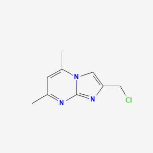 2-(Chloromethyl)-5,7-dimethylimidazo[1,2-a]pyrimidine