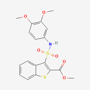 Methyl 3-[(3,4-dimethoxyphenyl)sulfamoyl]-1-benzothiophene-2-carboxylate