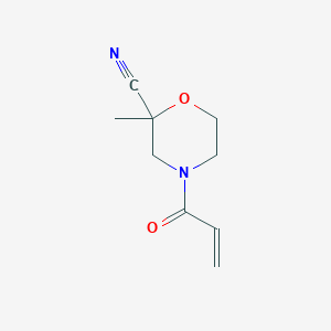 2-Methyl-4-prop-2-enoylmorpholine-2-carbonitrile