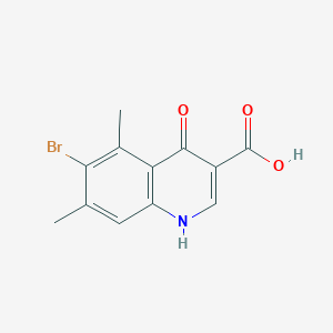 6-Bromo-5,7-dimethyl-4-oxo-1H-quinoline-3-carboxylic acid
