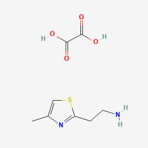 2-(4-Methyl-1,3-thiazol-2-yl)ethan-1-amine; oxalic acid