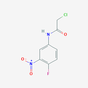 2-chloro-N-(4-fluoro-3-nitrophenyl)acetamide