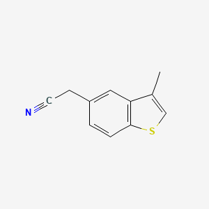 (3-Methyl-1-benzothien-5-yl)acetonitrile