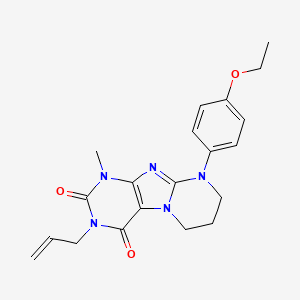 9-(4-ethoxyphenyl)-1-methyl-3-prop-2-enyl-7,8-dihydro-6H-purino[7,8-a]pyrimidine-2,4-dione