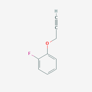 molecular formula C9H7FO B2677557 1-Fluoro-2-(prop-2-yn-1-yloxy)benzene CAS No. 113714-11-7