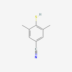 B2677561 3,5-Dimethyl-4-sulfanylbenzonitrile CAS No. 903593-79-3