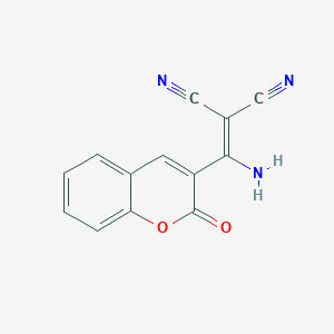 2-[Amino-(2-oxochromen-3-yl)methylidene]propanedinitrile