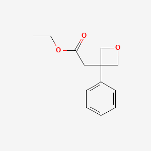Ethyl 2-(3-phenyloxetan-3-yl)acetate