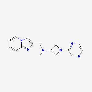 N-(Imidazo[1,2-a]pyridin-2-ylmethyl)-N-methyl-1-pyrazin-2-ylazetidin-3-amine