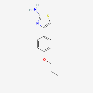 4-(4-Butoxyphenyl)-1,3-thiazol-2-amine