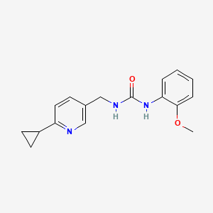 3-[(6-Cyclopropylpyridin-3-yl)methyl]-1-(2-methoxyphenyl)urea