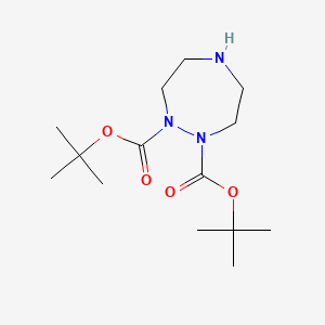 1,2-Di-tert-butyl 1,2,5-triazepane-1,2-dicarboxylate