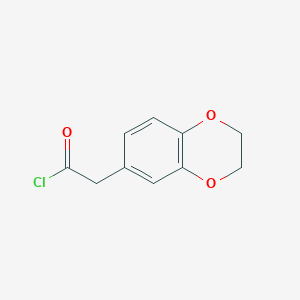 molecular formula C10H9ClO3 B2677682 (2,3-Dihydro-benzo[1,4]dioxin-6-yl)-acetyl chloride CAS No. 108704-93-4
