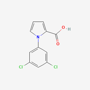 molecular formula C11H7Cl2NO2 B2677691 1-(3,5-dichlorophenyl)-1H-pyrrole-2-carboxylic acid CAS No. 773869-18-4