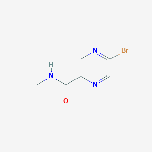 molecular formula C6H6BrN3O B2677694 5-Bromo-N-methylpyrazine-2-carboxamide CAS No. 1209460-02-5