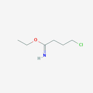molecular formula C6H12ClNO B2677711 ethyl 4-chlorobutanimidate CAS No. 344329-67-5