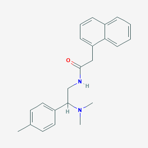 molecular formula C23H26N2O B2677738 N-(2-(dimethylamino)-2-(p-tolyl)ethyl)-2-(naphthalen-1-yl)acetamide CAS No. 899979-02-3