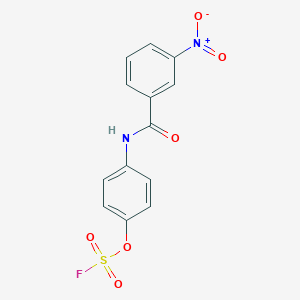 1-[(4-Fluorosulfonyloxyphenyl)carbamoyl]-3-nitrobenzene