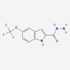 5-(trifluoromethoxy)-1H-indole-2-carbohydrazide