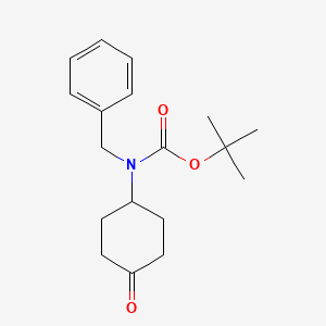 molecular formula C18H25NO3 B2677768 Tert-butyl benzyl(4-oxocyclohexyl)carbamate CAS No. 188562-91-6