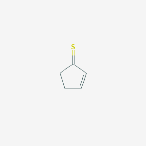 molecular formula C5H6S B2677836 Cyclopent-2-enethione CAS No. 201139-68-6