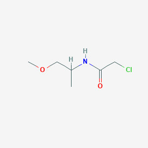 molecular formula C6H12ClNO2 B2677902 2-chloro-N-(1-methoxypropan-2-yl)acetamide CAS No. 127727-18-8