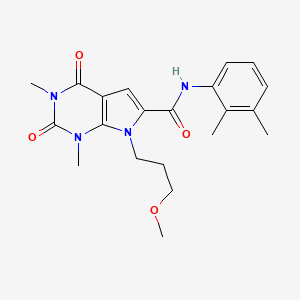 N-(2,3-dimethylphenyl)-7-(3-methoxypropyl)-1,3-dimethyl-2,4-dioxo-1H,2H,3H,4H,7H-pyrrolo[2,3-d]pyrimidine-6-carboxamide