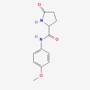N-(4-methoxyphenyl)-5-oxopyrrolidine-2-carboxamide