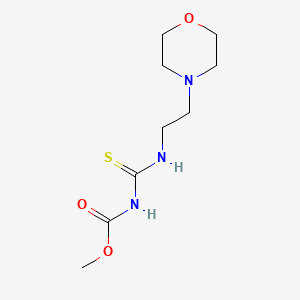 molecular formula C9H17N3O3S B2678095 Methyl {[2-(4-morpholinyl)ethyl]amino}carbothioylcarbamate CAS No. 126651-74-9