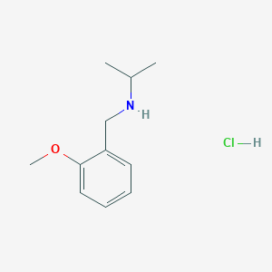molecular formula C11H18ClNO B2678116 N-(2-Methoxybenzyl)-2-propanamine hydrochloride CAS No. 610309-75-6; 756474-36-9