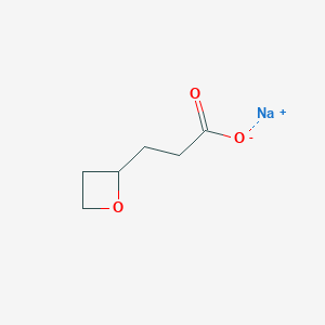 Sodium 3-(oxetan-2-yl)propanoate