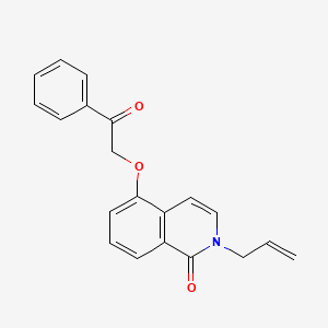 5-Phenacyloxy-2-prop-2-enylisoquinolin-1-one