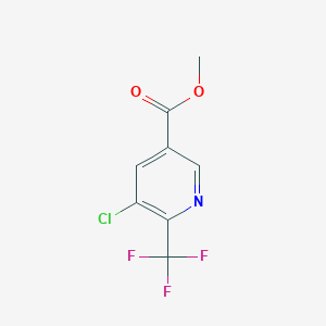 molecular formula C8H5ClF3NO2 B2678234 Methyl 5-chloro-6-(trifluoromethyl)pyridine-3-carboxylate CAS No. 1283718-62-6