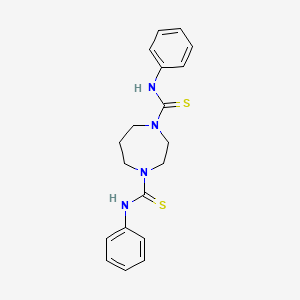 molecular formula C19H22N4S2 B2678418 N1,N4-diphenyl-1,4-diazepane-1,4-dicarbothioamide CAS No. 392715-71-8