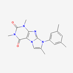 8-(3,5-dimethylphenyl)-1,3,7-trimethyl-1H-imidazo[2,1-f]purine-2,4(3H,8H)-dione