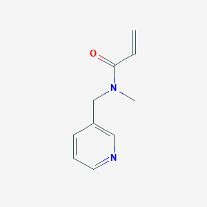 molecular formula C10H12N2O B2678635 N-methyl-N-[(pyridin-3-yl)methyl]prop-2-enamide CAS No. 323581-13-1