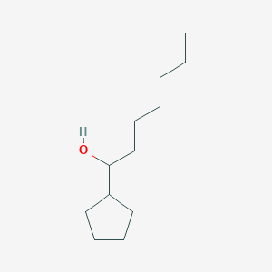 molecular formula C12H24O B2678699 1-Cyclopentylheptan-1-ol CAS No. 97029-52-2
