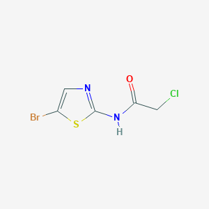 molecular formula C5H4BrClN2OS B2678747 N-(5-bromo-1,3-thiazol-2-yl)-2-chloroacetamide CAS No. 50772-60-6