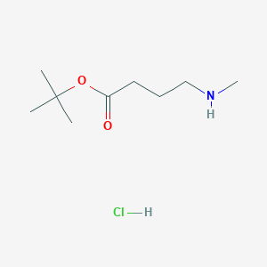 molecular formula C9H20ClNO2 B2679011 Tert-butyl 4-(methylamino)butanoate hydrochloride CAS No. 1246527-48-9