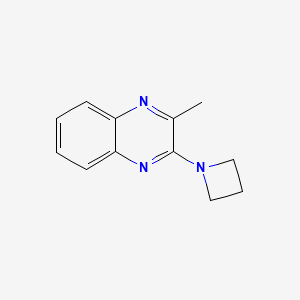 molecular formula C12H13N3 B2679075 2-(Azetidin-1-yl)-3-methylquinoxaline CAS No. 2309552-36-9