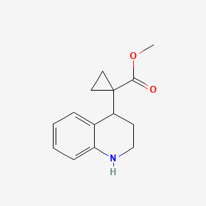 Methyl 1-(1,2,3,4-tetrahydroquinolin-4-yl)cyclopropane-1-carboxylate