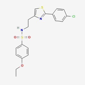 N-(2-(2-(4-chlorophenyl)thiazol-4-yl)ethyl)-4-ethoxybenzenesulfonamide