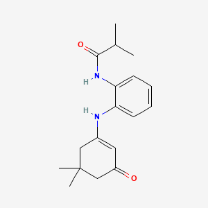 N-(2-((5,5-Dimethyl-3-oxocyclohex-1-enyl)amino)phenyl)-2-methylpropanamide