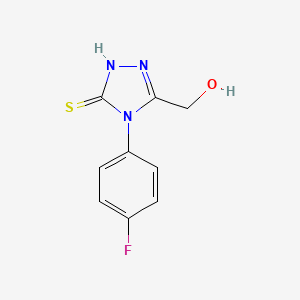 4-(4-Fluorophenyl)-3-(hydroxymethyl)-1H-1,2,4-triazole-5-thione